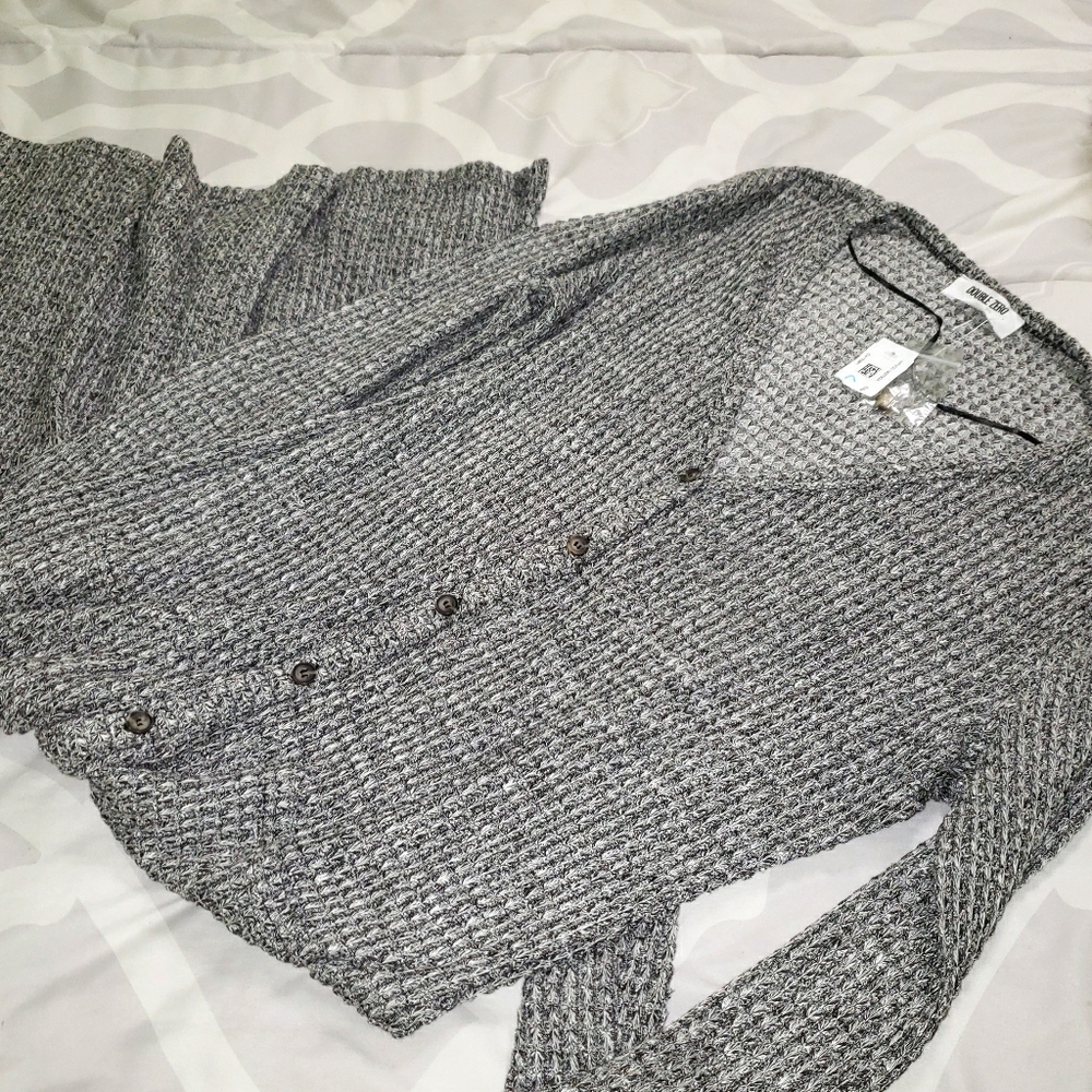 Gray Button down maxi dress 13